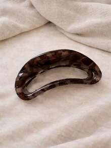 2pcs/1pc Women's Green Oval Hollow Crescent Hair Clips, Leopard Print & Solid Color Claw Clips, Fashion Elegant Minimalist Hair Accessories For Daily Party Beach Vacation - Nhiều màu 3 - Xem 6