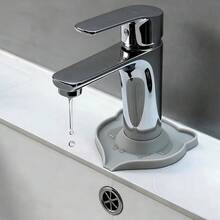 Tấm lót chống bắn nước bằng silicon nhỏ gọn cho vòi rửa chén nhà bếp, tấm chắn chuyển hướng nước bắn ra khỏi vòi (Màu trắng, 2 cái) - Nhiều màu - Xem 12