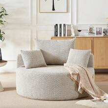 Sofas & Couches - Khaki + Chenille + 1 Seat-1 - View 8
