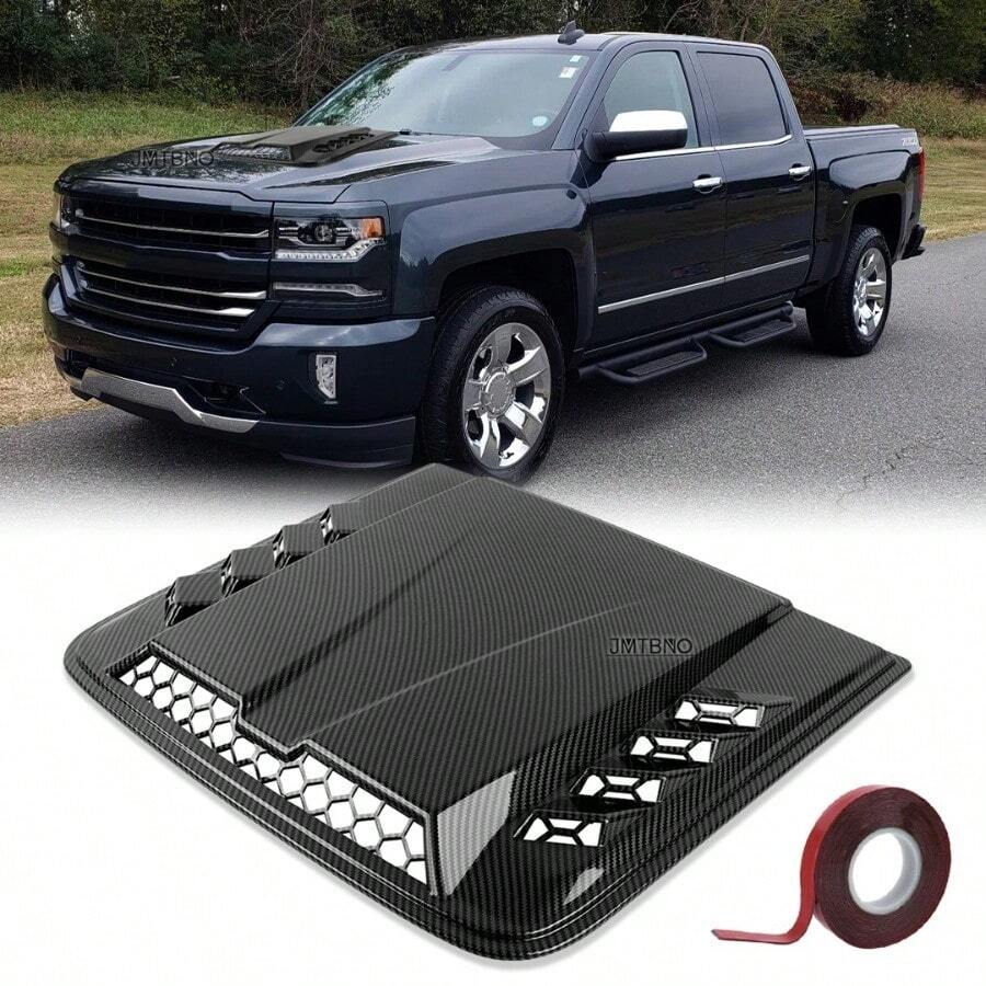 Air Flow Intake Hood Scoop Vent Cover Carbon For Chevrolet  1500 2500 - default - View 1
