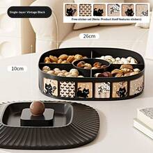 High-Quality Fruit Bowl, Candy Box, Living Room Tea Table Fruit Plate, Nuts & Seeds Tray, Luxurious Elegant Holiday Snack Serving Platter, Suitable For Home Use, Gatherings And Parties - View 5