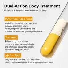 Exfoliating Turmeric Spray Body And Face Peel Spray Soothing Moisturizing Skin 200ml Exfoliating Kojic Acid Turmeric Spray - Hyaluronic Acid - 查看 7