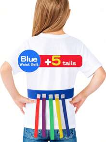 2026 Year Of The Horse Gift Sticky Ball Vest Tail Chasing Game, 2-In-1 Kids Sticky Ball Vest & Pull Tail Game, Family Party Team Building Prop, Dodgeball Vest, Tug Of War Vest, Outdoor/Indoor Party Prop, Early Education Toy - Multicolor - View 16