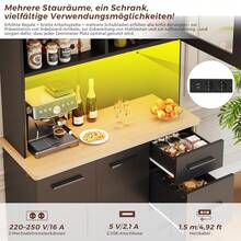 Devoko Storage Cabinets - Black - View 6