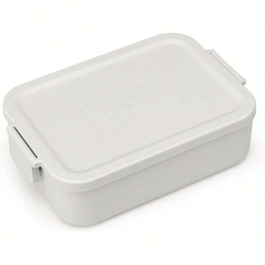 Durable Lunch Box. Can Hold Sandwiches And Snacks - Light Grey - View 1