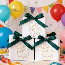 Hộp giấy đựng kẹo, quà tặng tiệc Eid Al-Adha, Eid Mubarak, hộp giấy đựng đồ ăn nhẹ và sô cô la nhỏ. - Xem 20