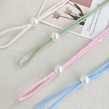 1pc Home Decor Flower Pearl Curtain Tieback, Creative Multi-Functional Curtain Tie, Sheer Curtain Storage Clip, Decorative Accessory Tie - Multicolor - View 6