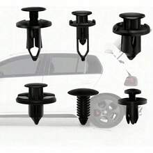 100/200/400pcs Universal 6 Sizes Plastic Fastener Clips Push Rivets For Car Body Bumper Door, Suitable For Cars, Trucks, SUVs - A - View 4