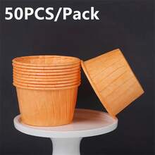 硅胶圆形蛋糕模具内衬套装，不粘易清洗烘焙配件 - 彩色 - 查看 16