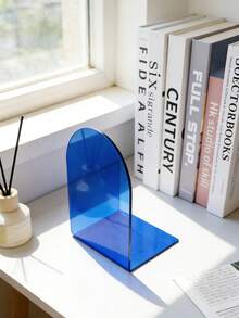 1/2/4pcs Adjustable Transparent Acrylic Bookshelf, Art Display Rack, Office Home Retail Store Bedroom Desk Transparent Bookshelf, Suitable For Storing Books, CDs, Magazines, Postcards, Art Pieces, Gifts For Valentine's Day, Christmas, Halloween - Clear - View 5