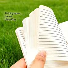 FIFA 1件装足球世界杯枫叶图案，Zayu品牌，Clutch吉祥物翻盖A7迷你线圈笔记本，口袋记事本，学习必备，返校用品，3D镂空设计，线圈记事本，日记本 - 多色 - 查看 6