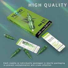 YILONG 10Pcs Tattoo Needles,Disposable Tattoo Needles Round Liner,Body Art Design Tattoo Supplies For Tattoo Artists And Beginners - View 5