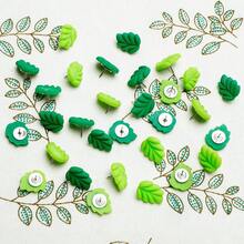 Pcs Decorative Push Pins Gre1en Leaves Flat Thumb Tacks Decorative Board Tacks For Bulletin Board, Photos Wall Maps And Other Offices Schoolssss Supplies And Accessories… - Gre1en Leaf - View 3