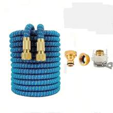 1 ống dẫn nước tưới vườn có thể kéo dài, ống dẫn nước mềm dẻo có thể thu gọn dùng để rửa xe, làm vườn, tưới cây. - B - Xem 9