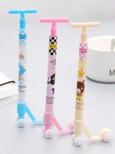 Bút bi hình xe ngựa hoạt hình, văn phòng phẩm sáng tạo dành cho học sinh, bút bi quà tặng dễ thương thời trang dành cho học sinh.