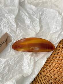 醋酸纤维弹簧夹椭圆形刘海夹马尾半夹优雅发夹 - 彩色 - 查看 13