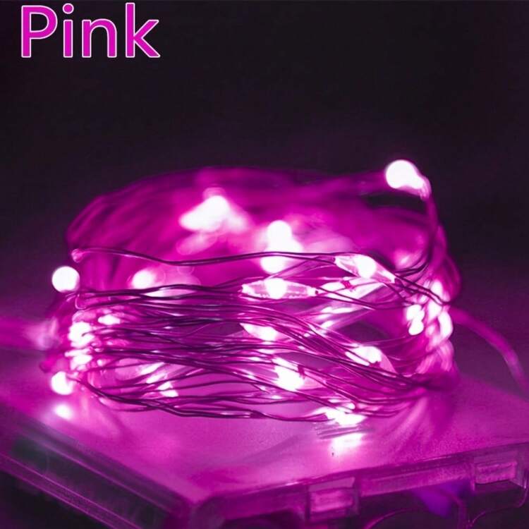 Đèn LED dây đồng năng lượng mặt trời/USB/pin, đèn trang trí sân vườn chống thấm nước ngoài trời, đèn dây trang trí Giáng sinh có điều khiển từ xa, 8 chế độ, đèn sân vườn năng lượng mặt trời, trang trí mùa xuân, sử dụng trong nhà/ngoài trời, đạt chuẩn IP44, thích hợp cho phòng ngủ, bình hoa, đám cưới, năm mới, ngày lễ tình nhân, ngày của mẹ, lễ Phục sinh. - Hồng - Xem 26