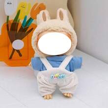 [Solo ropa] Conjunto de ropa intercambiable talla grande vendido de 17 CM, llavero colgante de muñeca de 1ra/2da/3ra generación para muñeca de peluche , conjunto de suéter de moda (muñeca y zapatos no incluidos) - Multicolor - Ver 12