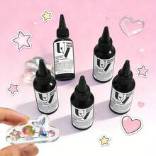 80克/160克/240克/400克 [UV树脂] [透明UV固化树脂（硬质）] [水晶首饰制作套装] [快速固化] [快干] [高硬度] 低收缩率UV环氧树脂，适用于手工制作、模具成型和涂层 - 80g/60ml - 查看 8