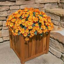 1 Stück 21-köpfiger künstlicher Gänseblümchen Blumenstrauß, Valentinstag Geschenkset, Dekoration für Hochzeit, Brautstrauß, Handgelenk Corsage, Boutonnière, Vase Dekoration Zuhause, Tortendeko für Geburtstagsfeiern, Neujahrs Dekoration, Fotografie Requisiten, Abschlussgeschenk, Frühlingsdekoration, Künstliche Pflanze - orange - Übersicht 8