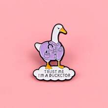 1枚兽医动物胸针，独特珐琅翻领别针 - 可爱的徽章，可别在背包和衣服上 - 彩色 - 查看 11