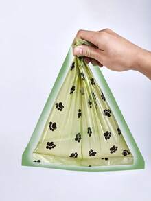10 rollos/150 piezas Bolsas para excrementos de perro con aroma a lavanda al azar, extra gruesas y a prueba de fugas, gestión de residuos de mascotas, diseño plegable cuadrado, alta calidad (1 caja de almacenamiento) - Multicolor - Ver 6