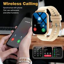 Reloj inteligente con pantalla grande de 1,83" - Llamadas Bluetooth, recordatorio de mensajes, seguimiento de actividad física, control de cámara/música, información meteorológica | Artículo esencial de alto rendimiento y costo - Ver 9