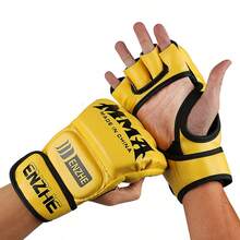 GINGPAI Half Finger MMA Gloves, Professional Boxing Gloves For Kickboxing, Muay Thai, Training For Men And Women - Multicolor - View 11
