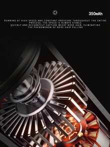 科美KM-323 USB快充专业无痛男士便携式鼻毛修剪器耳鼻清洁器 - 黑色 - 查看 5