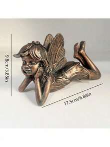 Tượng nàng tiên bằng đồng cổ thủ công - Tác phẩm nghệ thuật quyến rũ cho sân hiên và sân vườn, nâng tầm vẻ đẹp khu vườn của bạn. - Tiên - Xem 7