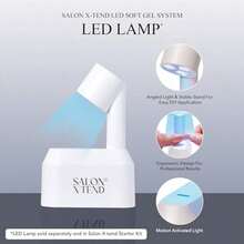 Tend Clavos A Presión Pegamento para Uñas Incluido 'Tonterías' Blanco Claro Tamaño Corto Forma de Almendra Incluye 30 Uñas Adhesivo de Gel Suave Led de 5Ml 1 Barra de Manicura 1 - Blanco Claro - Ver 3