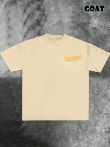 Savannah Baseball T-Shirts For Boys And Youth With Banana Ball Logo, Casual Short Sleeve Design, Sporty Style, Modern Graffiti, 180 Grams, 100% Cotton - 灰色 - 查看 3