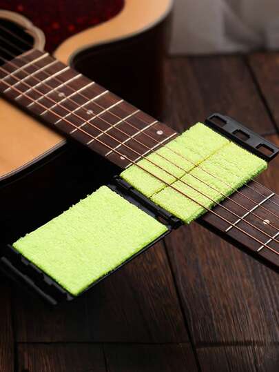 Guitar And Bass String Cleaning Tool For Acoustic Guitar, Electric Guitar And Bass - Easy To Use Ukulele Fretboard Cleaning Brush: Combines Anti-Rust And Maintenance Functions. (Keywords: String Cleaner, Guitar String Cleaner, Guitar String Care, String Protector, Cleaning Tool)