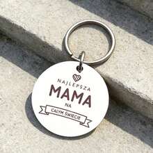 Quà tặng độc đáo nhân Ngày của Mẹ, Ngày Valentine, Lễ Tạ ơn cho Mẹ và Bà - Móc khóa bằng thép không gỉ - bạc - Xem 11