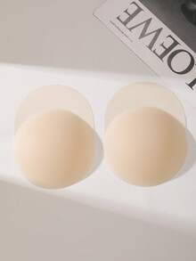 1对实心提拉胸贴，薄款提升乳沟，隐形乳贴，适合搭配婚纱、泳装、连衣裙 - 彩色 - 查看 8