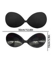 1/2/10pcs Invisible Strapless Bra, Front Closure | Reusable Silicone Nipple Covers, Suitable For Backless Dresses | Adhesive Nipple Pasties, Suitable For Party And Evening Gowns - Multicolor - View 6