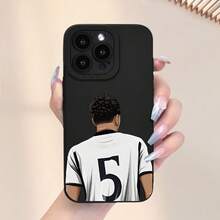 No.Funda para teléfono móvil con diseño de 5 jugadores de fútbol, tacto mate cómodo, nueva y de gran , adecuada para iPhone 16/15/14/13/12/11/X/XR/XS/8/7/SE Mini Plus Pro Max Series, protección completa. Funda para iPhone 17, funda para iPhone 17 Pro Max. - Colores mixtos - Ver 9