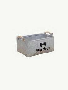 1个毛毡宠物玩具收纳盒，适用于猫狗，宠物玩具整理器，宠物玩具收纳箱，玩具整理篮，毛毡宠物玩具收纳篮，室内宠物零食、玩具和脏衣服收纳篮，简约实用，有助于保持家居清洁有序，保持玩具整洁有序。 - 彩色 - 查看 14