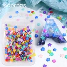 10克夏季海洋软陶片 DIY工艺品材料 海星 贝壳 鲨鱼 环氧树脂填充物 夏季礼物 钥匙扣吊坠制作 手工 - 彩色 - 查看 10