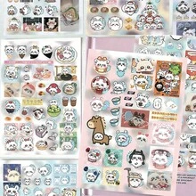8pcs/Set Peach Blossom Paper Cutting Stickers, Cute Healing Style Packaging Material, Waterproof Stickers, Suitable For New Year, Valentine's Day, Easter Gifts [Random Style] - Multicolor - View 5