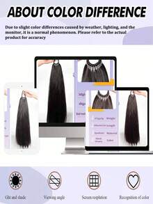 18-32 Inch Synthetic Straight Hair Ponytail Extensions, With Hair Tie, Suitable For Women & Girls Daily, Party, Cosplay, Braiding - Multicolor - View 7