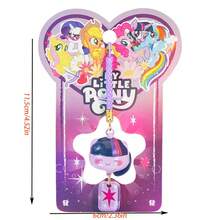 MY LITTLE PONY 1 chiếc móc khóa điện thoại hình chuông nước phát ra âm thanh, hình Twilight Sparkle, Pinkie Pie, Fluttershy & Rarity dễ thương, móc treo túi Kawaii có dây đeo bện dành cho điện thoại, túi xách & chìa khóa, món quà hoàn hảo cho người hâm mộ Pony. - Nhiều màu - Xem 4