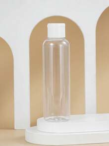 1个150毫升透明PET材质翻盖挤压瓶，可重复灌装液体分配器，适用于化妆水、沐浴露、洗手液，防漏旅行洗漱用品容器，空化妆品瓶 - 查看 4