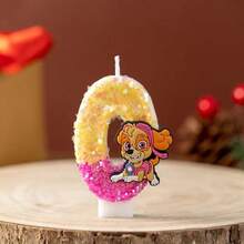 0-9 Velas con forma de cachorro de peluche adorables, hermosas decoraciones para pasteles, regalos ideales para fiestas, adecuados para pasteles de cumpleaños, pasteles de boda, celebraciones de aniversario, reuniones familiares y talla grande - Ver 18