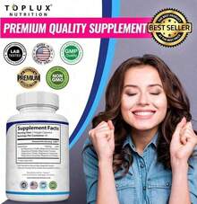 [Mother's Day Gift For Mom]Sinpuyle Toplux Magnesium Complex 1000mg – 8 Forms Of Elemental Magnesium (Glycinate, Citrate, Malate, Taurate & More) – Muscle, Bone, Sleep & Energy Support – Vegan, Non-GMO – 90 Capsules - 1瓶 - 查看 7