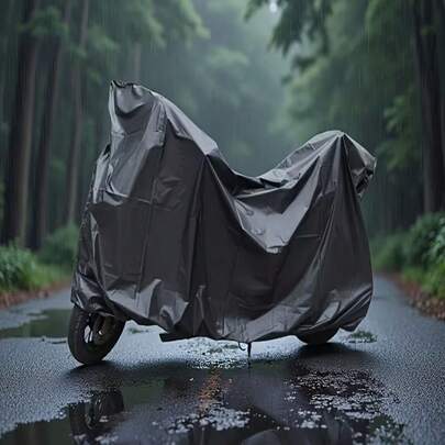 重型全天候自行车罩，适用于自行车、电动自行车和摩托车。为山地车、公路车和摩托车提供全天候存放保护。通用尺寸，易于清洁的非织物材质。