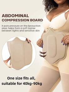 larrycard 1pc Shaping Foam Flat Abdomen Waist Slimming Compression Board - Beige - View 3