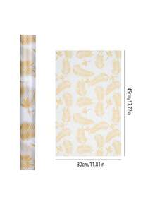 1/2/4/8pcs Waterproof Refrigerator Mats - Moisture-Proof, Anti-Slip, Washable, Reusable. Kitchen Fridge Liners, Moisture Absorbing Pads, Drawer Liners, Creative Gold Leaf Design, Oil-Resistant Cabinet And Drawer Mats, Non-Slip Pads, Suitable For - Shelves, Refrigerators, Cabinets, Wallpapers, Table Mats, Kitchen Accessories, Pantry, Storage, Home Accessories, Mother's Day Gift, Room Decor, Kitchen Decor, Summer Outdoor Travel Accessories - Gold - View 4