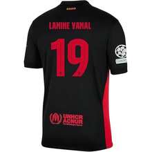 Lamine Y.Amal #19 Away 24/25 Soccer Jersey For Men Fan Version - Black - View 2