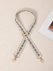 Ins Retro Style Woven Shoulder Strap, Adjustable Wide Pressure-Relieving Bag Strap, One Shoulder Crossbody Bag Replacement Strap Accessory - Multicolor - View 10